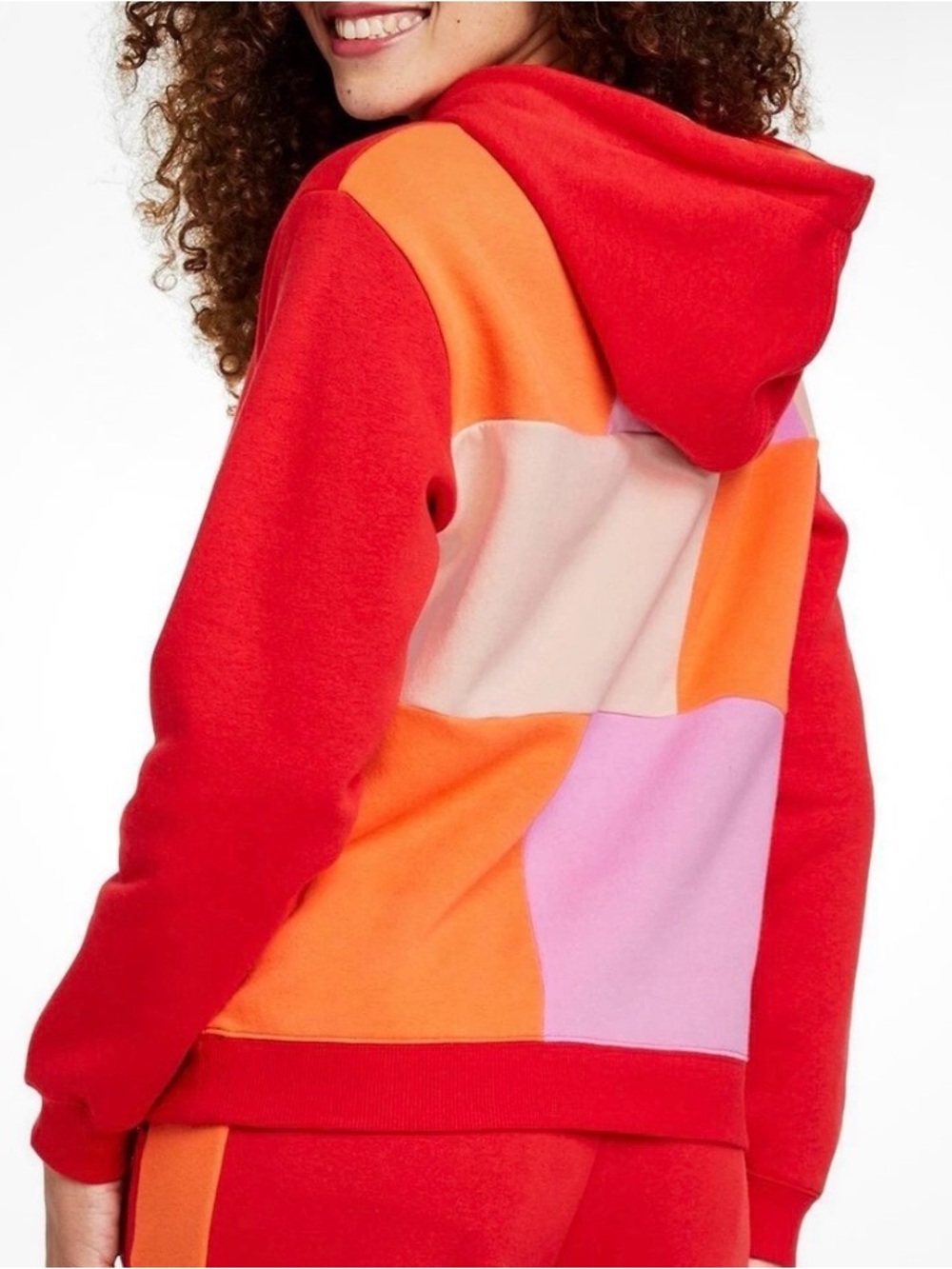LEGO x Target Limited Edition Color Block Fleece Hoodie Sweatshirt Red Size S